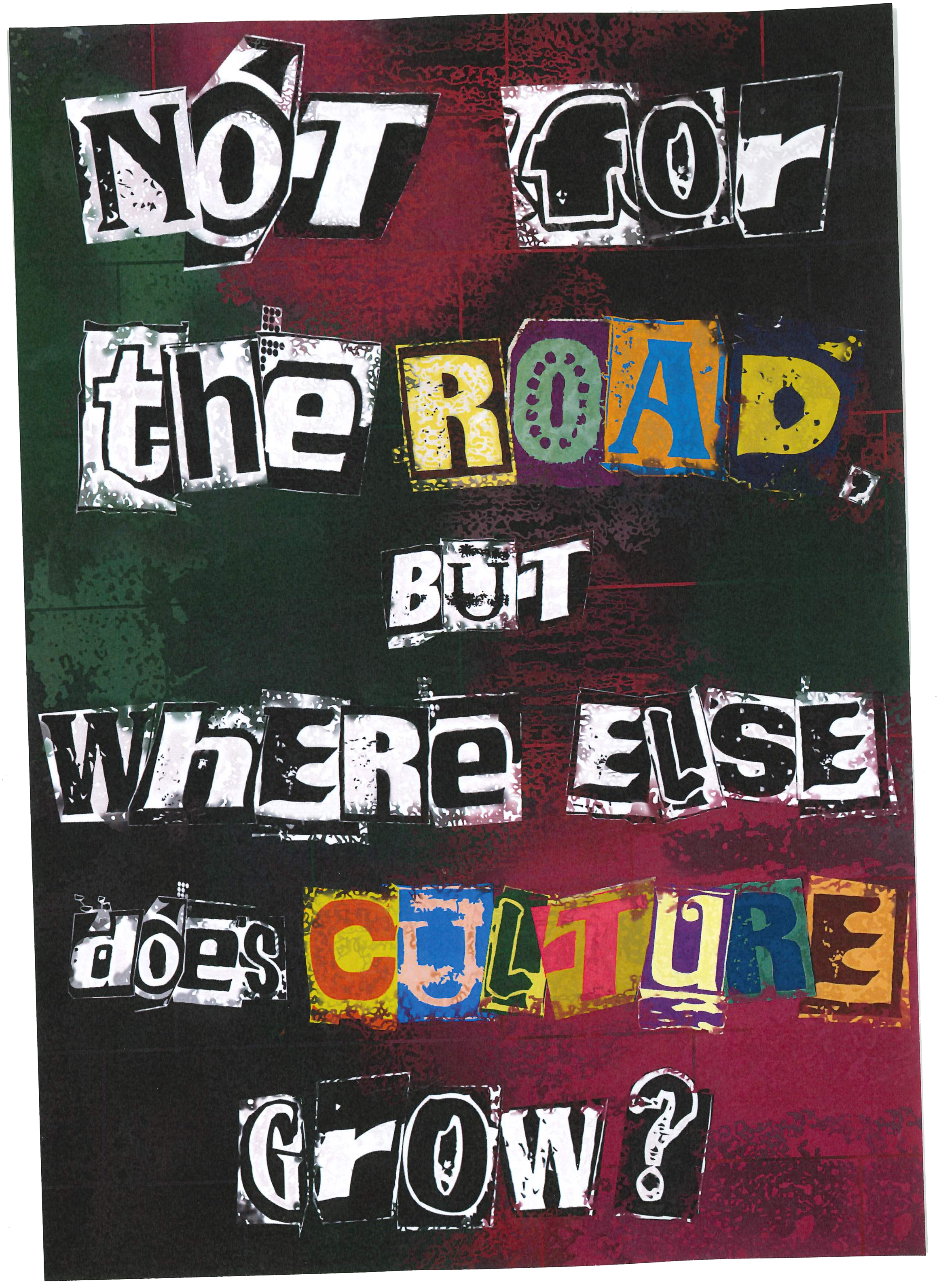 a collection of brightly coloured posters